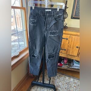 PacSun ultra high rise, slim jeans faded black size 24